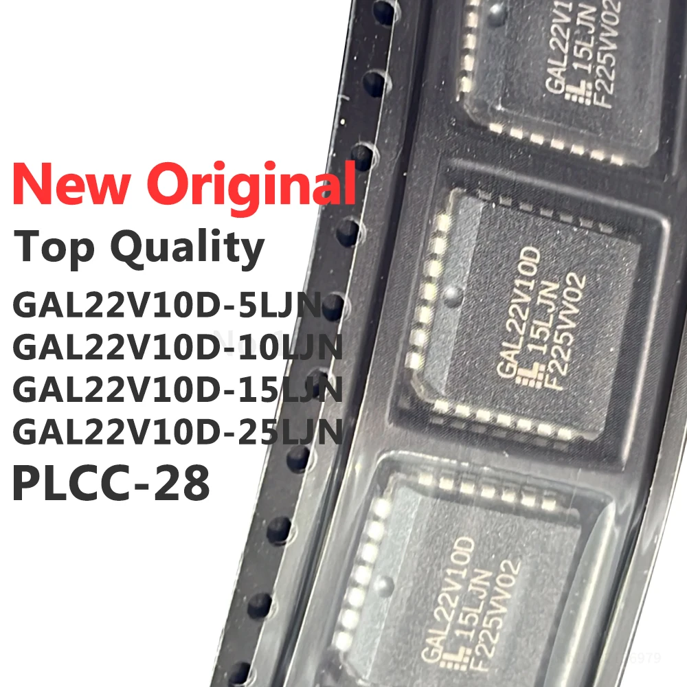 

(1 Piece) GAL22V10D-5LJN GAL22V10D-10LJN GAL22V10D-15LJN GAL22V10D-25LJN PLCC-28 New Original