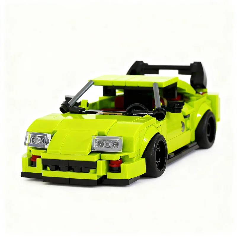 292pcs MOC FREE Toyotaes Supras A80 Mk4 City Champions Model Building Blocks Assemble Display Education Collection 3D Craft