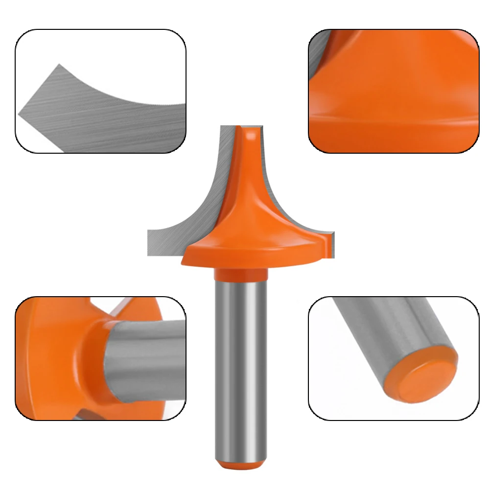 Milling Cutter Router Bit Trimming Woodworking Carbide End Mill Engraving Milling Cutter Plunging Round- Over Bit
