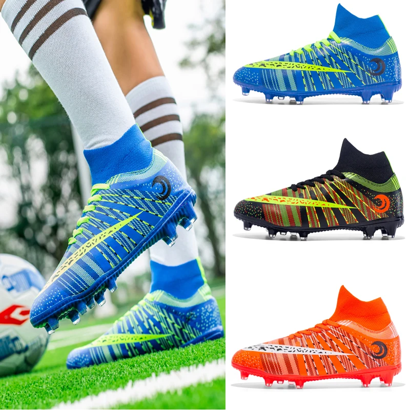 

IFIKK Unisex Football Boots Men/Women Soccer Shoes with Cleats Outdoor Professional Football Shoes for Youth Trainers