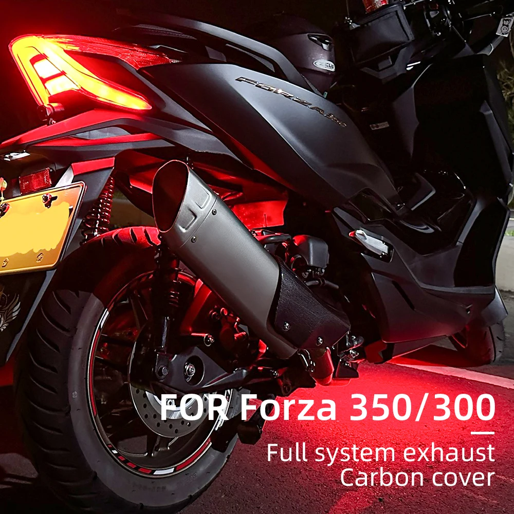 

for honda forza300 forza350 nss300 nss350 full exhaust system 480mm