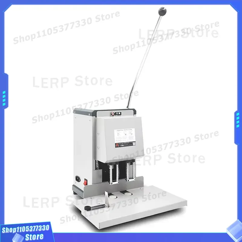 Electric Double Hole Paper Puncher Heavy Duty Office Binding Tool for A4 Sheets Desktop Document Perforator Machine Heavy