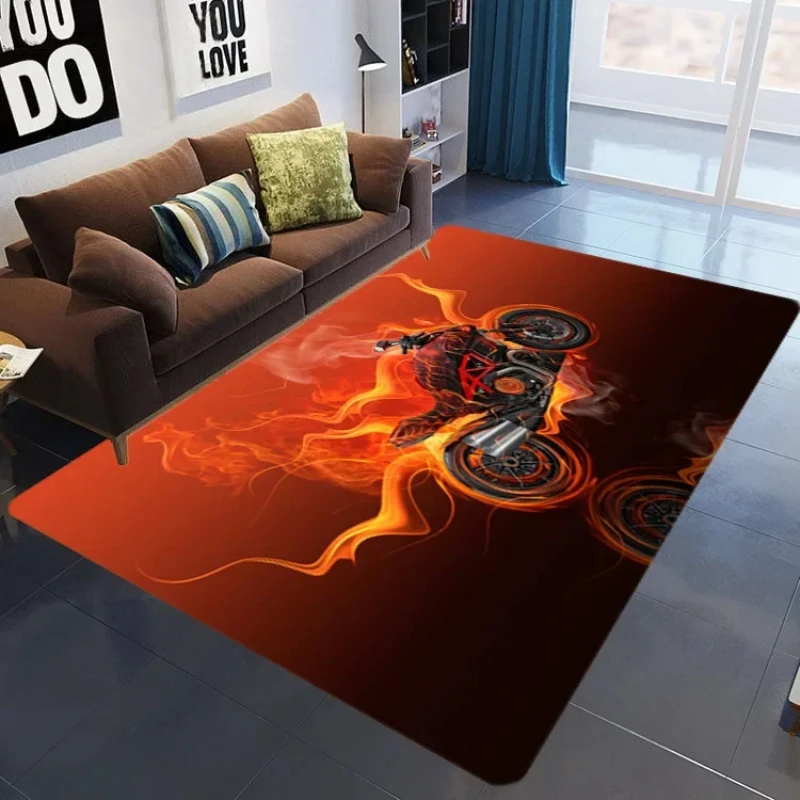 3D print flame music carpet bedroom living room guitar area rugs floor mat kids room soft parlor home Decorative customized