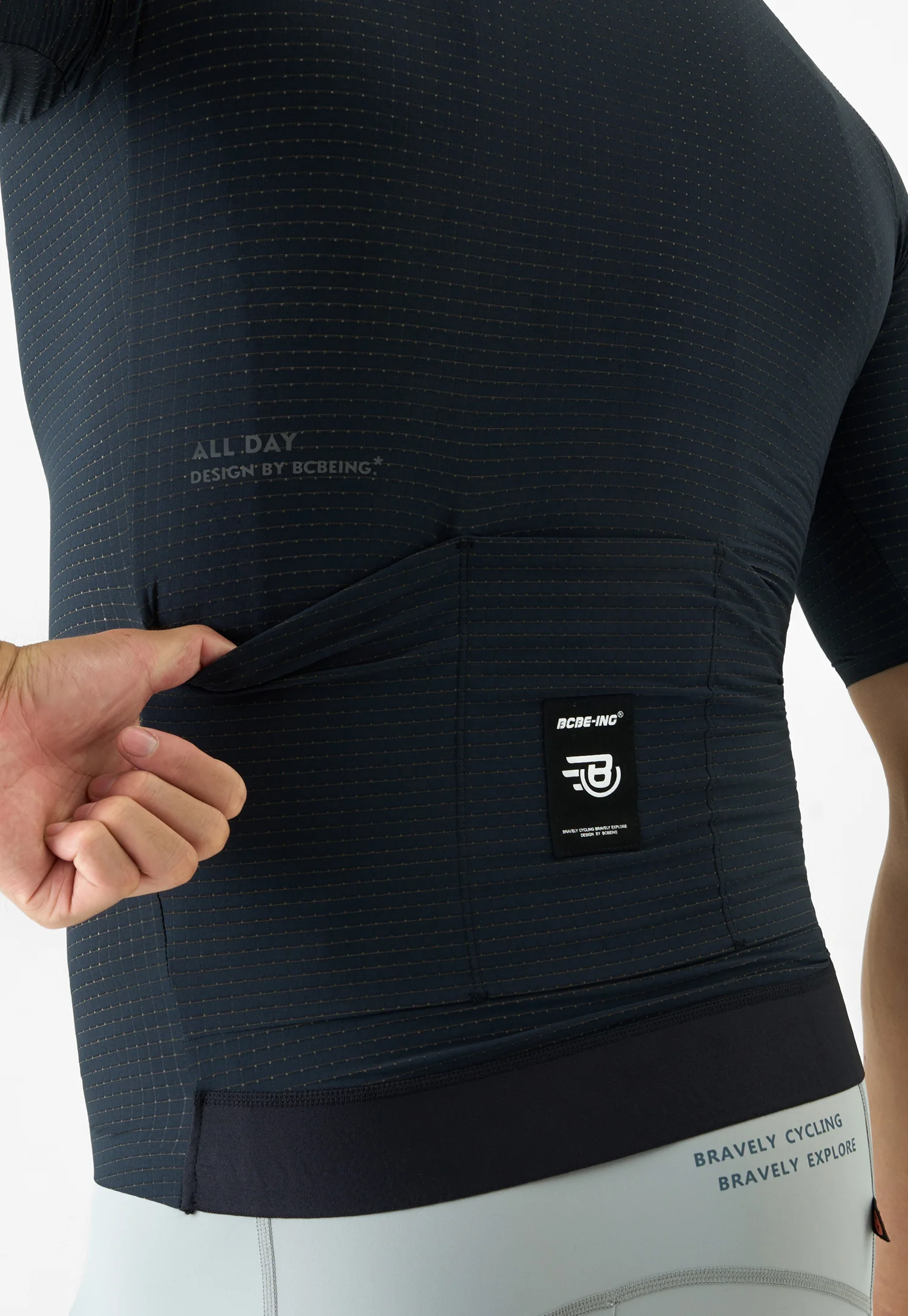 BCBE-ING 2026 Neues Herren Aero-Radtrikot Sommer Leichtgewicht Kurzarm Fahrradshirt Rennpassform Atmungsaktives Radtrikot – Detail 14