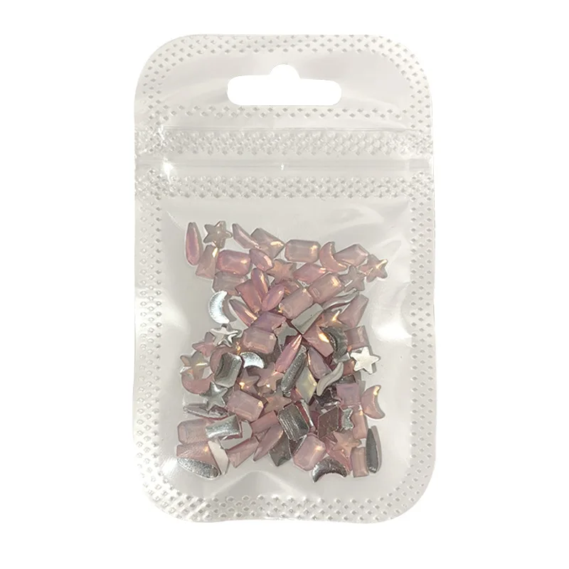 100PCS Mini Flatback Nail Art Decoration Rhinestone Crystals Opal Stone Accessories For Manicure Decor Nails Supplies Material