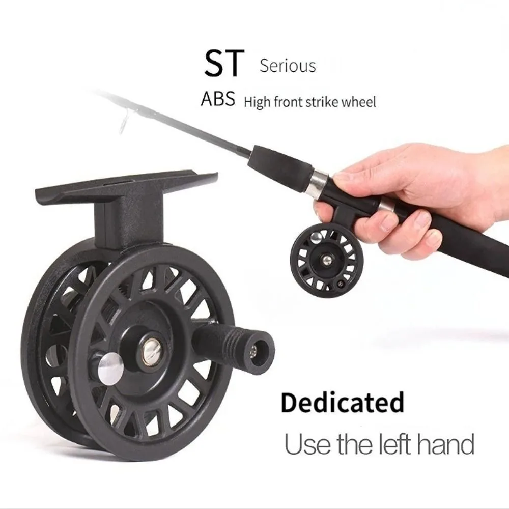 Right/Left Hand Ice Fishing Reel 50/60/70mm Light Plastic Body Fly Ice Sea Fish Wheel Fish Tackle Tool Equipment Fishing Gear