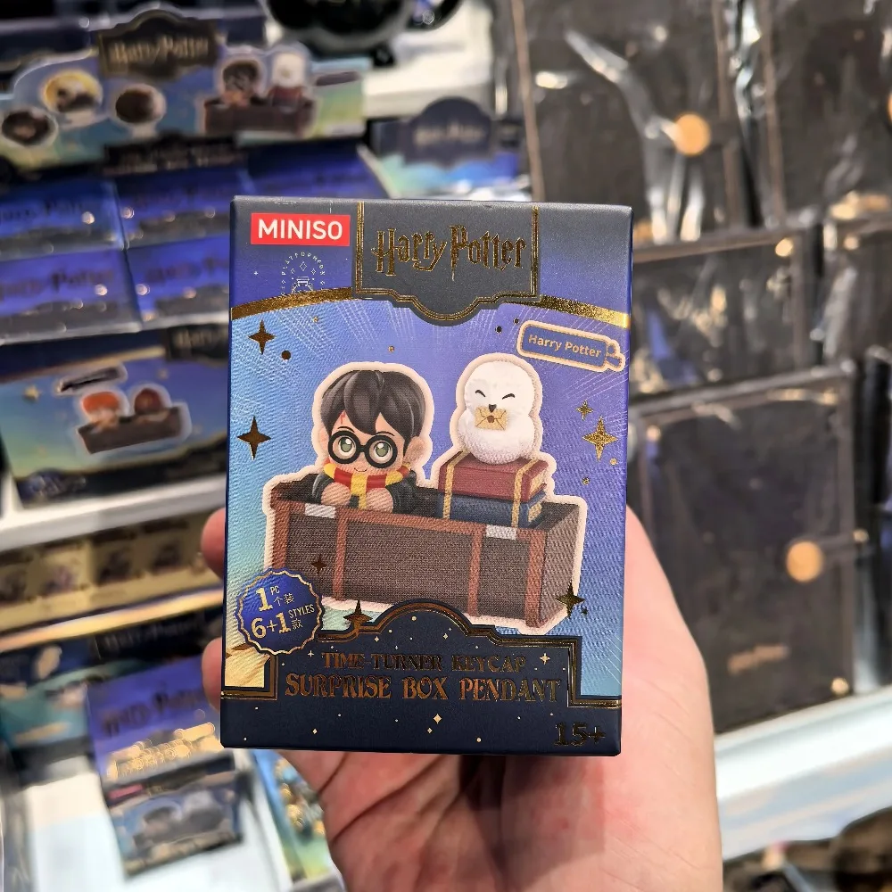 MINISO حقيقية ذات العلامات التجارية المشتركة هاري بوتر الوقت تيرنر سلسلة Keycap مفاجأة صندوق قلادة الطرفية حلية هدية عملية