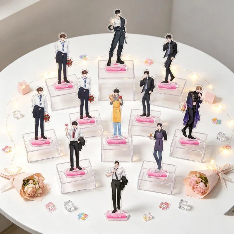 Mr.Blue Pop-up Store No Returns After Use/Unyielding Champion Acrylic Stand Figure Keychain BL Anime Mang 15CM bedroom decor