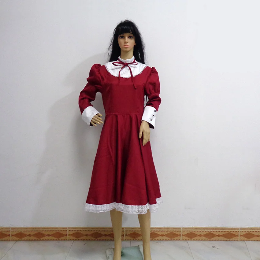 Axis Powers Hetalia Liechtenstein Maid  Cosplay Costume Halloween Christmas Uniform Custom Made Any Size