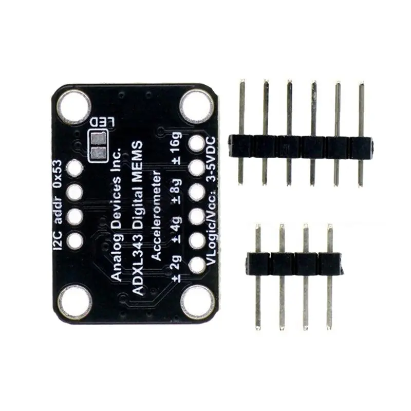 Y43A-ADXL343 Three-Axis Accelerometer Module I2C/SPI ±2G/±4G/±8G/±16G Adjustable Compatible With STEMMA QT / Qwiic