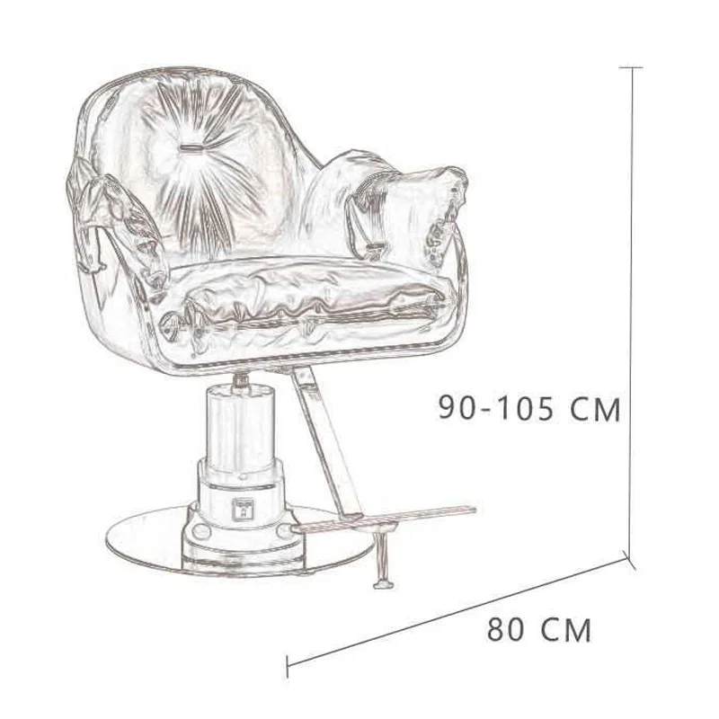 كرسي حلاقة كهربائي من الشركة المصنعة من سيبو، كرسي بسيط لقص الشعر، كرسي صالون الشعر، قص الشعر الراقية وصالون