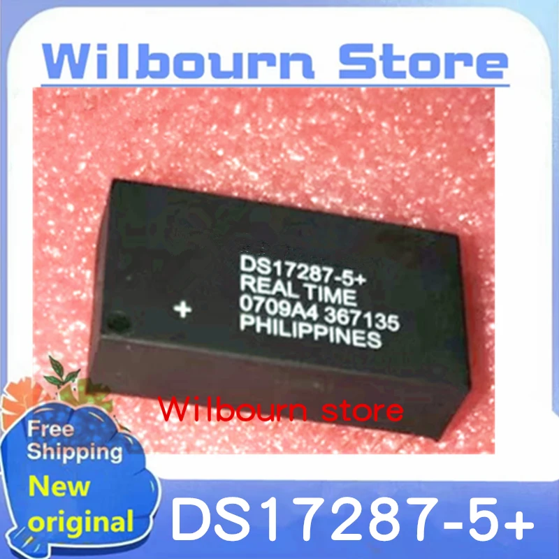 2PCS-10PCS/LOT 100% NEW DS17287-5+ DS17287 DIP-20 Clock chip