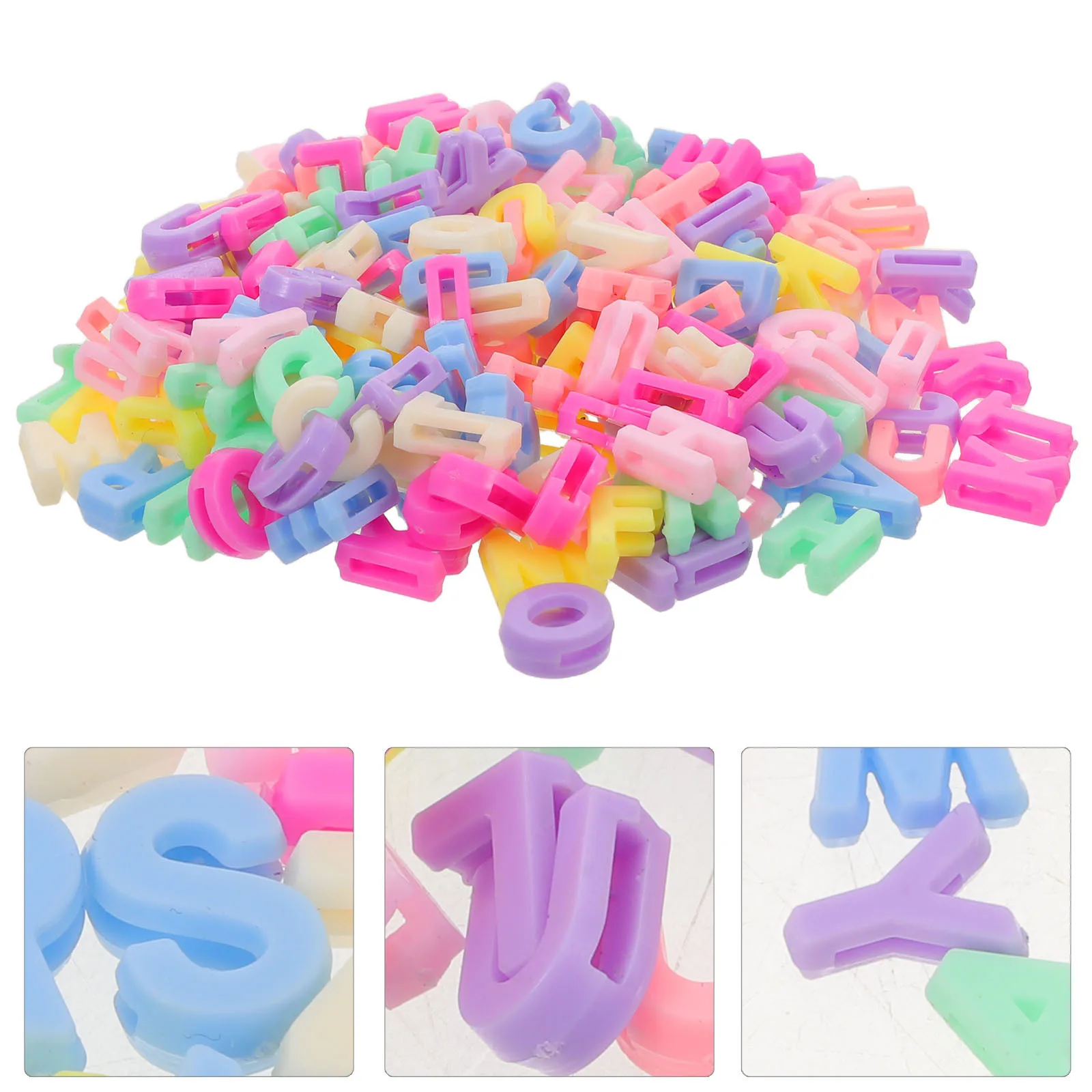 

700 шт. бусин-букв А-Я, разноцветные бусины-шармы для изготовления украшений своими руками: браслетов, ожерелий, брелоков, в стиле макарон