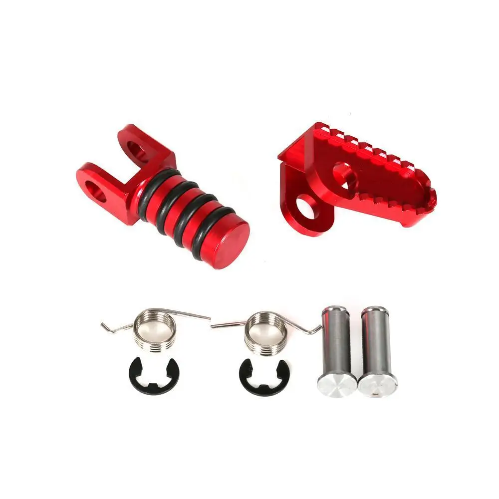 

CNC Rear Cleats Brake Step Pedal Shift Lever Toe Peg accessories Rear Passenger Footrest For HONDA XR400R 1996-2004 XR 400R