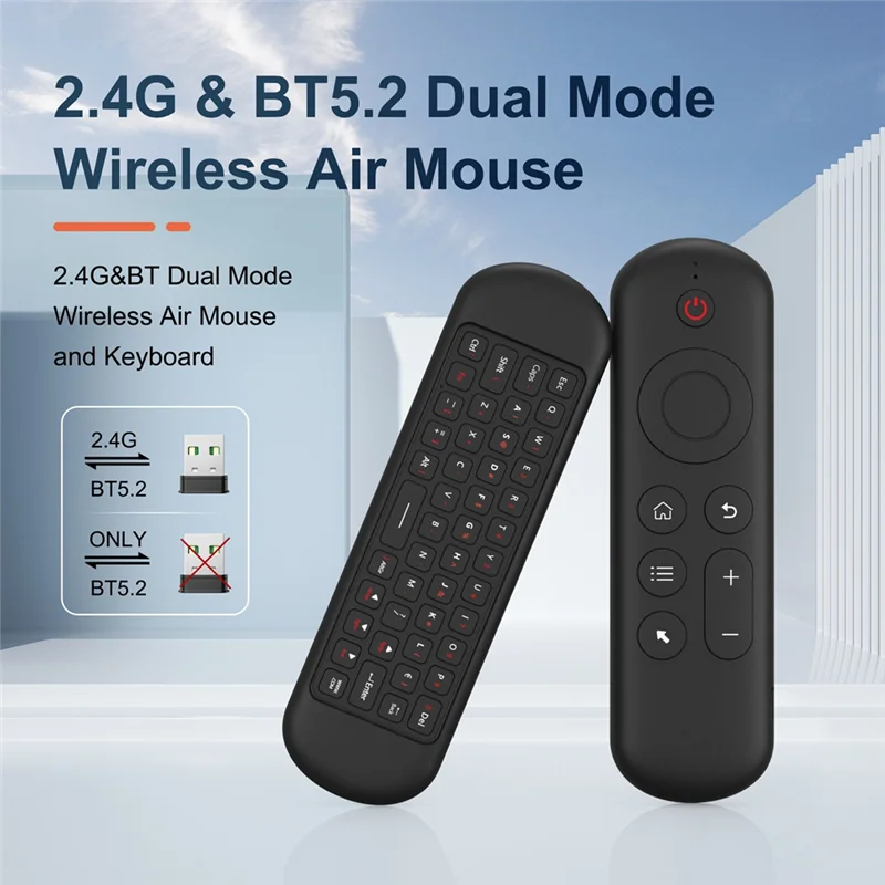 M5 IR 2.4G Air Mouse Remote Touchpad For Android TV Box PC Mini Wireless Keyboard Flying Mouse(With Color Backlit) Easy Install