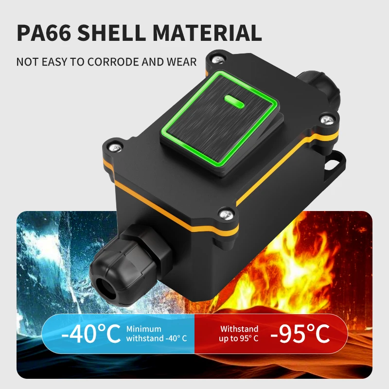 FILN 30A Waterproof inline Switch IP66 Sealed Outdoor Auto/Boat/Marine Rocker Switch LED Box & Inline Cord 12 24V 110V 220V