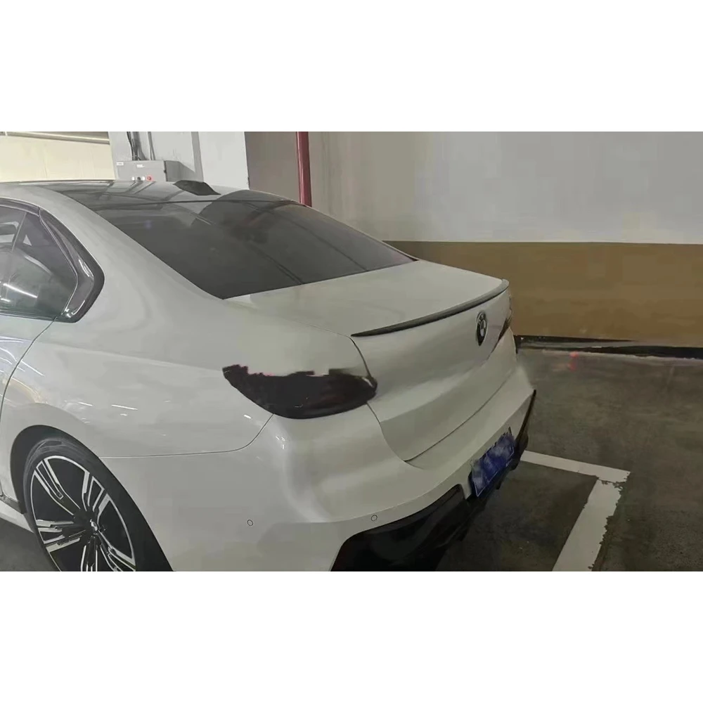 

Для BMW 7 серии G70 2023+ карбоновые задние спойлеры-плавники, направляющие крылья, дефлектор багажника, автомобильные аксессуары