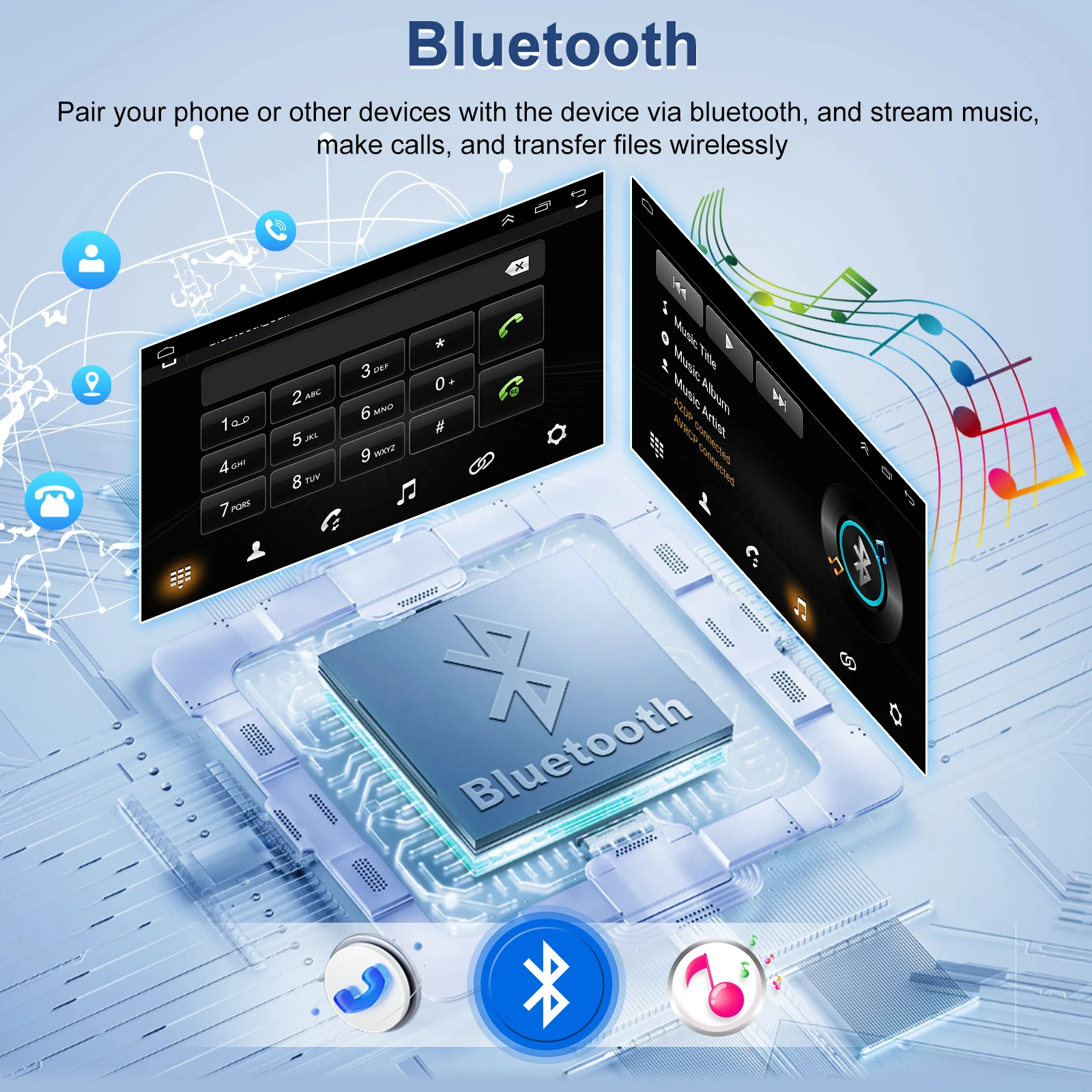 2+32G 10'' Car Stereo GPS Navigation for Toyota Hilux 2016-2018  Android15 with Carplay Android Auto Bluetooth WiFi RDS DSP SWC