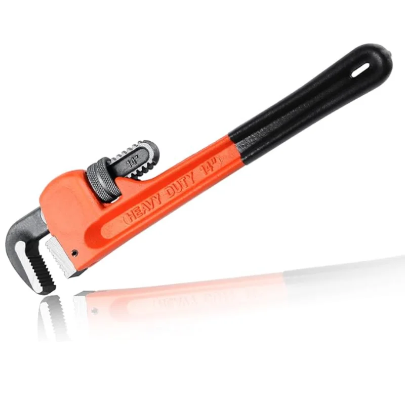Imagem -05 - Universal Plumbing Tap Alicate Clamp Spanner Chave de Tubulação Ajustável Chave de Tubo Resistente Ferramentas Canalizador
