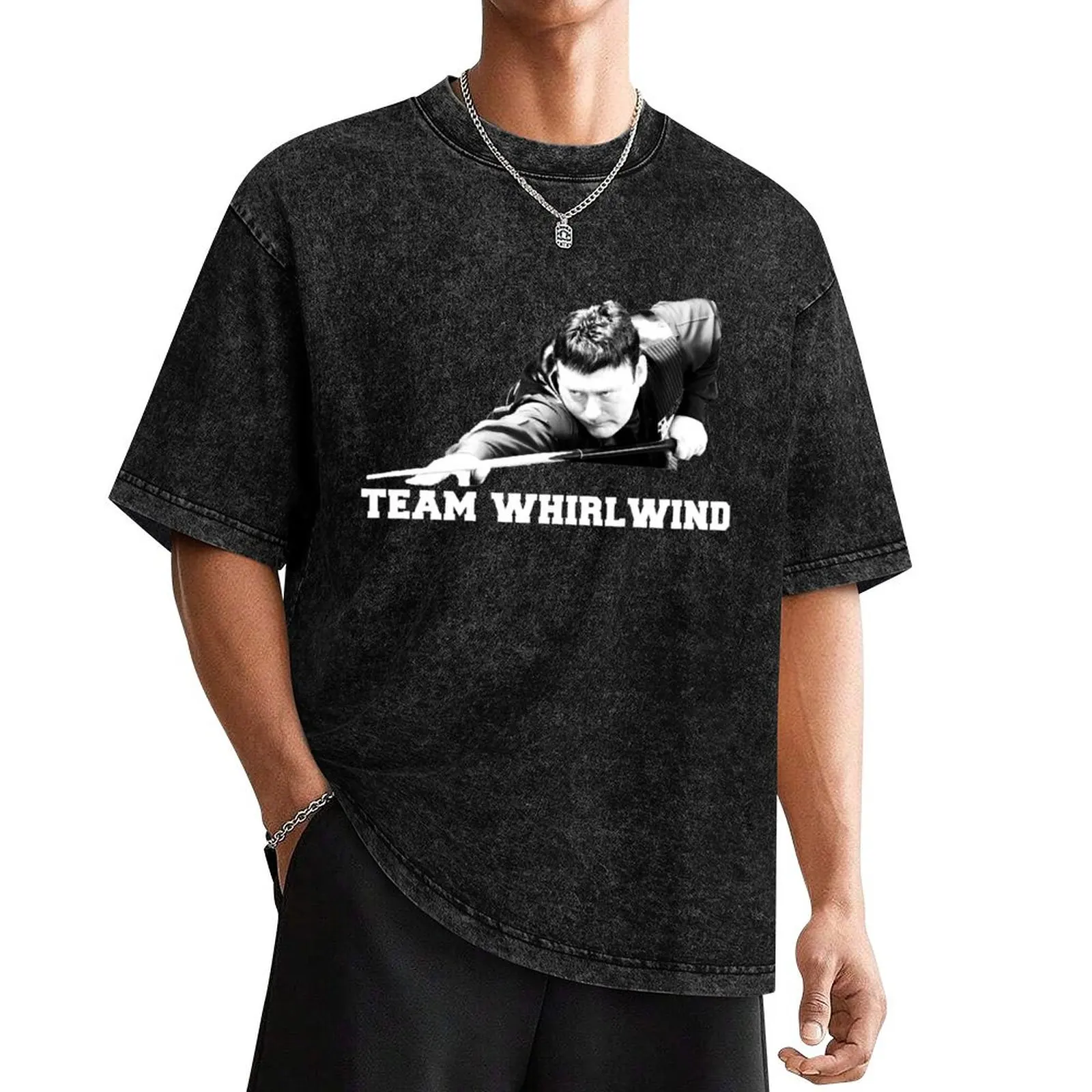 Snooker - Team Whirlwind (Jimmy White Fans) T-Shirt anime animal prinfor boys plain graphic tee shirt cotton t shirt men