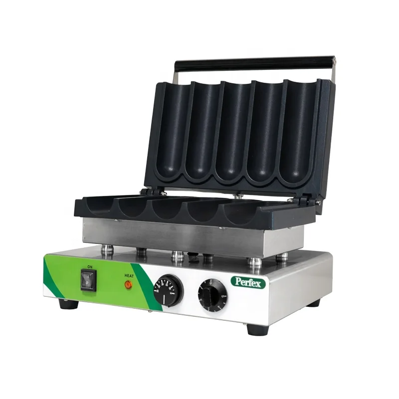 เครื่องปิ้งขนมปังไฟฟ้า 5 ม้วนและเครื่องทําแซนวิช