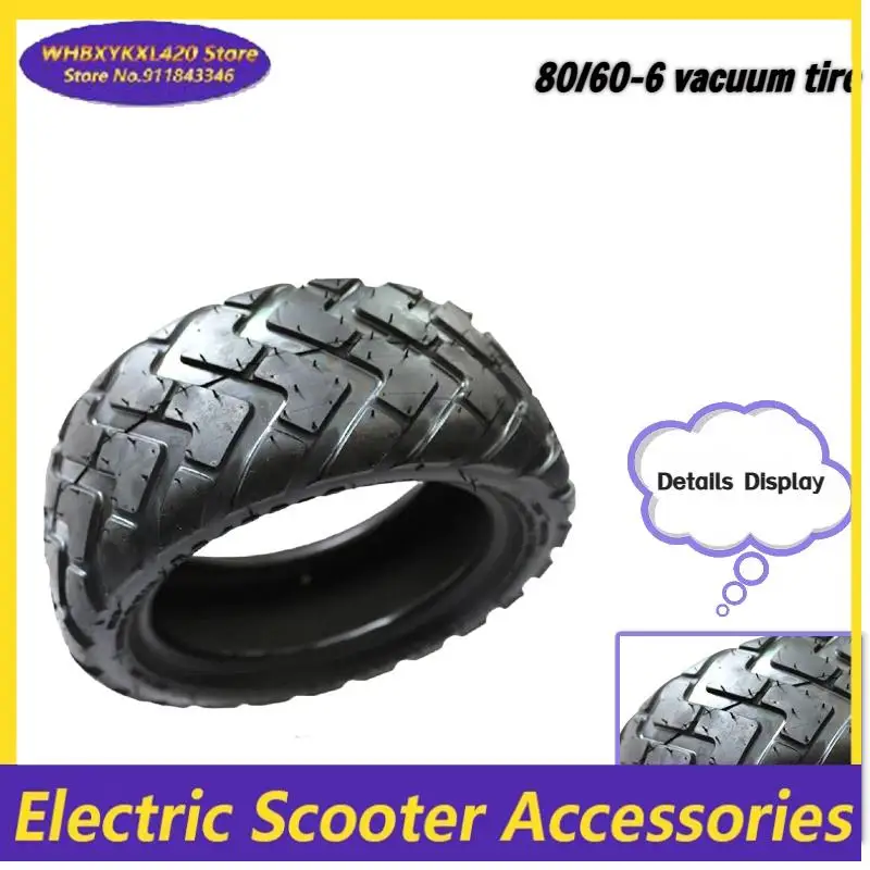 

10inch 80/60-6 Tire Tubeless Vacuum Tyre for Curuss Electric Scooter Go Karts ATV Quad New Mini kibe
