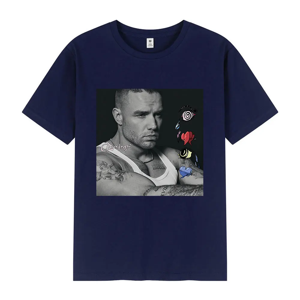 Liam Payne Teardrops Graphic T Shirt Men Women Fashion Vintage Oversized Short Sleeve T-shirts Cotton Casual T Shirts Streetwear