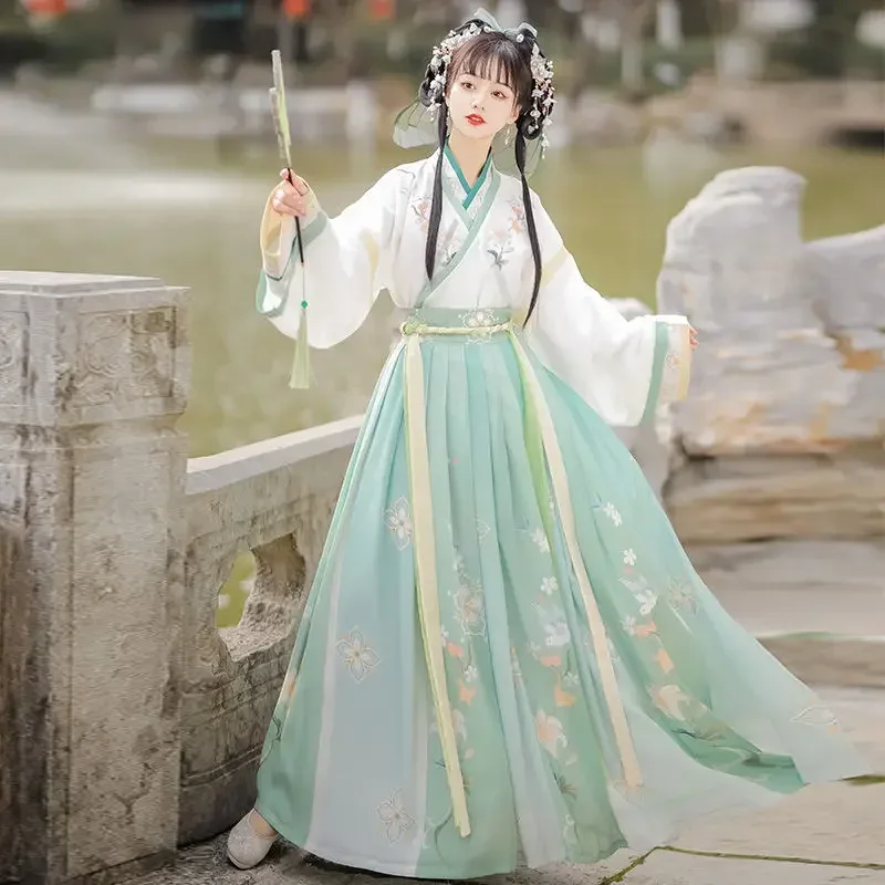 

Hanfu Dress Traditional Ancient Dance Hanfu Folk Dress Tang Dynasty Fairy Performance Female National Princess Stage Outfits