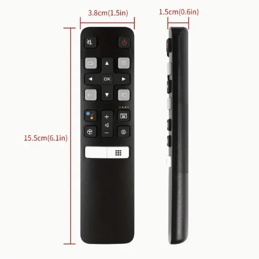 NEW remote control RC802V JUR6 For TCL TV 65P8S 49S6800FS 49S6510FS 55P8S 55EP680 50P8S 49S6800FS 49S6510FS without voice