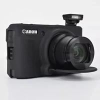 Silicone Camera Bag Suitable for Canon PowerShot SX730 SX740 SX740HS Protective Case Soft Shell Shockproof Scratch-Resistant 4