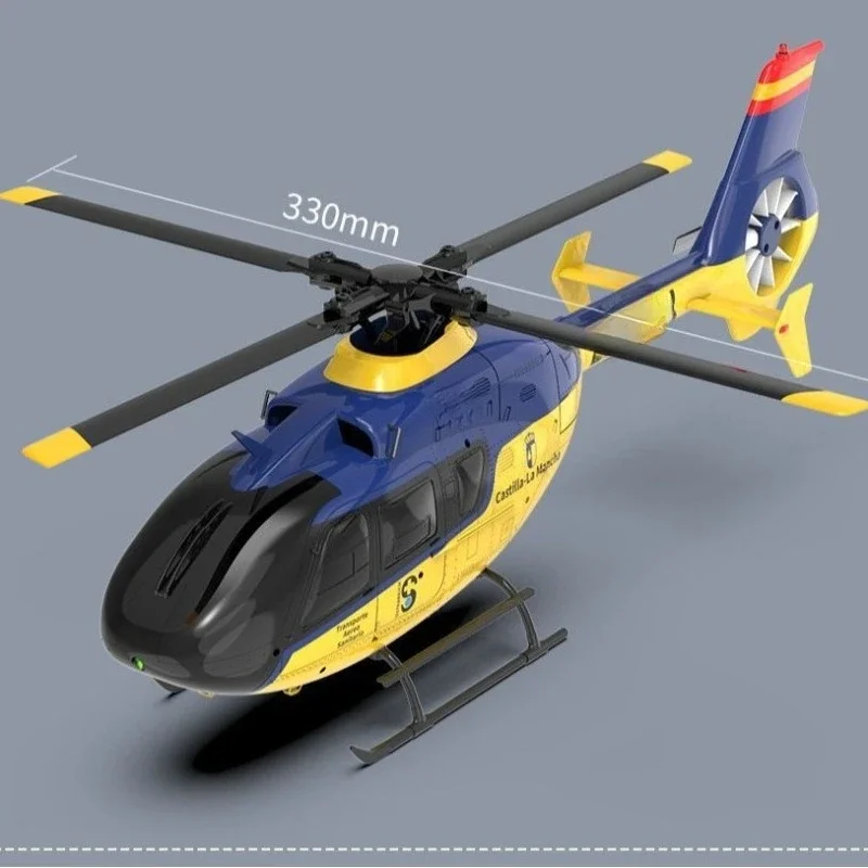 Six-channel 6G ailerless helicopter 1:36 simulated helicopter 2.4G remote control TYPE-C charging