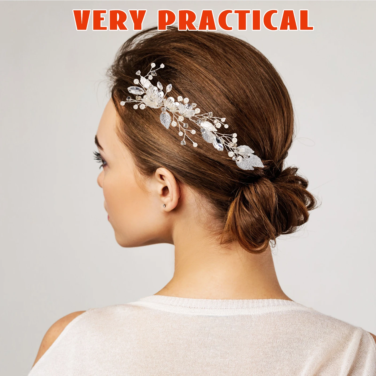 

Headb s Accessories Leaf Pearl Headb Flower Girl Hair Accessory Leaf Headb Bridal Hair Vine RhinestoneHeadb Pearl