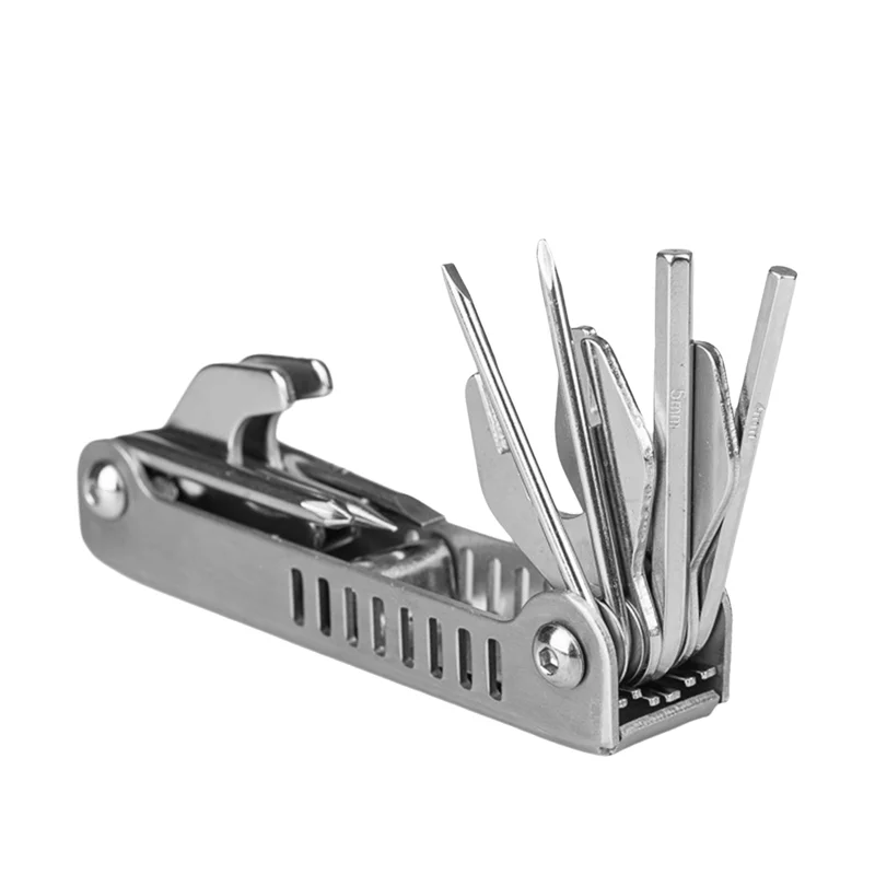 

XSXS-Mini Diving Multi Tool Kit - Folding Scuba Diver Gear Repair Set With Wrench And Screwdriver For BCD Maintenance