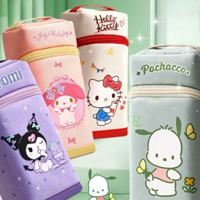 

Sanrio, высококачественный новый дизайн, пенал большой емкости, держатель для ручек, многофункциональная коробка для канцелярских принадлежностей для учащихся начальной школы