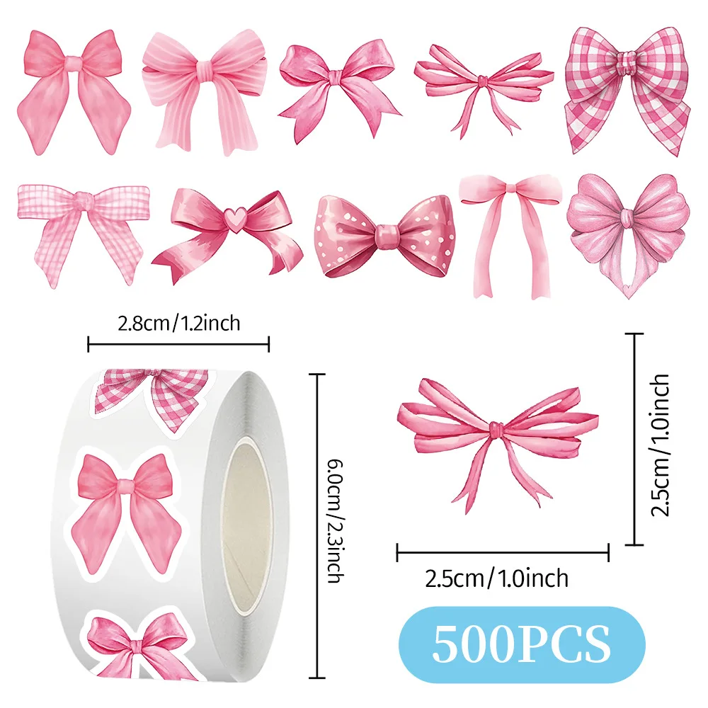 

500pcs/Roll Cartoon Pink Butterfly Graffiti Sticker Waterproof Graffiti Decal Toy Gift Funny Decoration DIY Water Cup Scooter