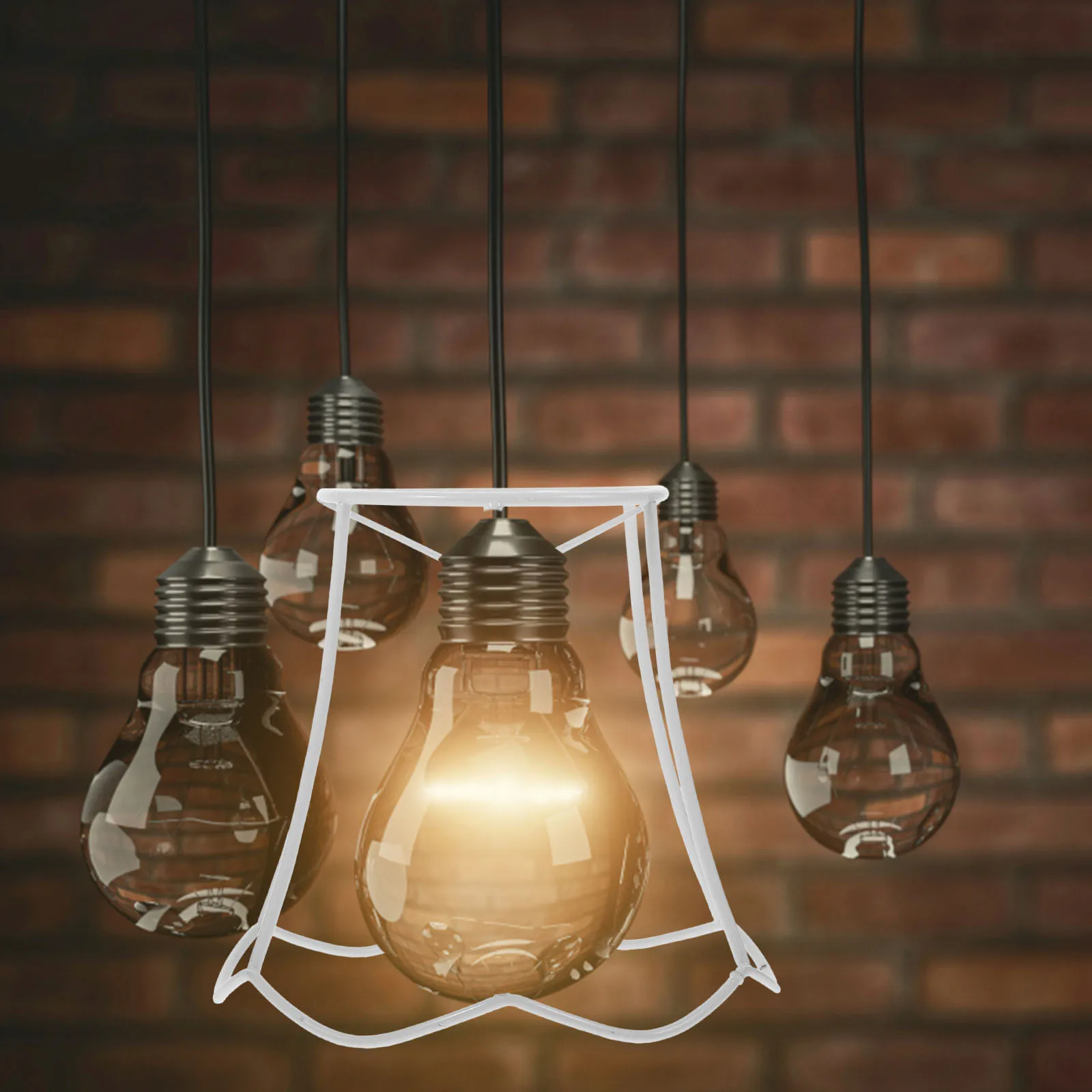 

Sturdy Metal Lamp Shade Frame DIY Lampshade Rack Table Lamp Holder Iron Material Easy Install Home Decor Lighting