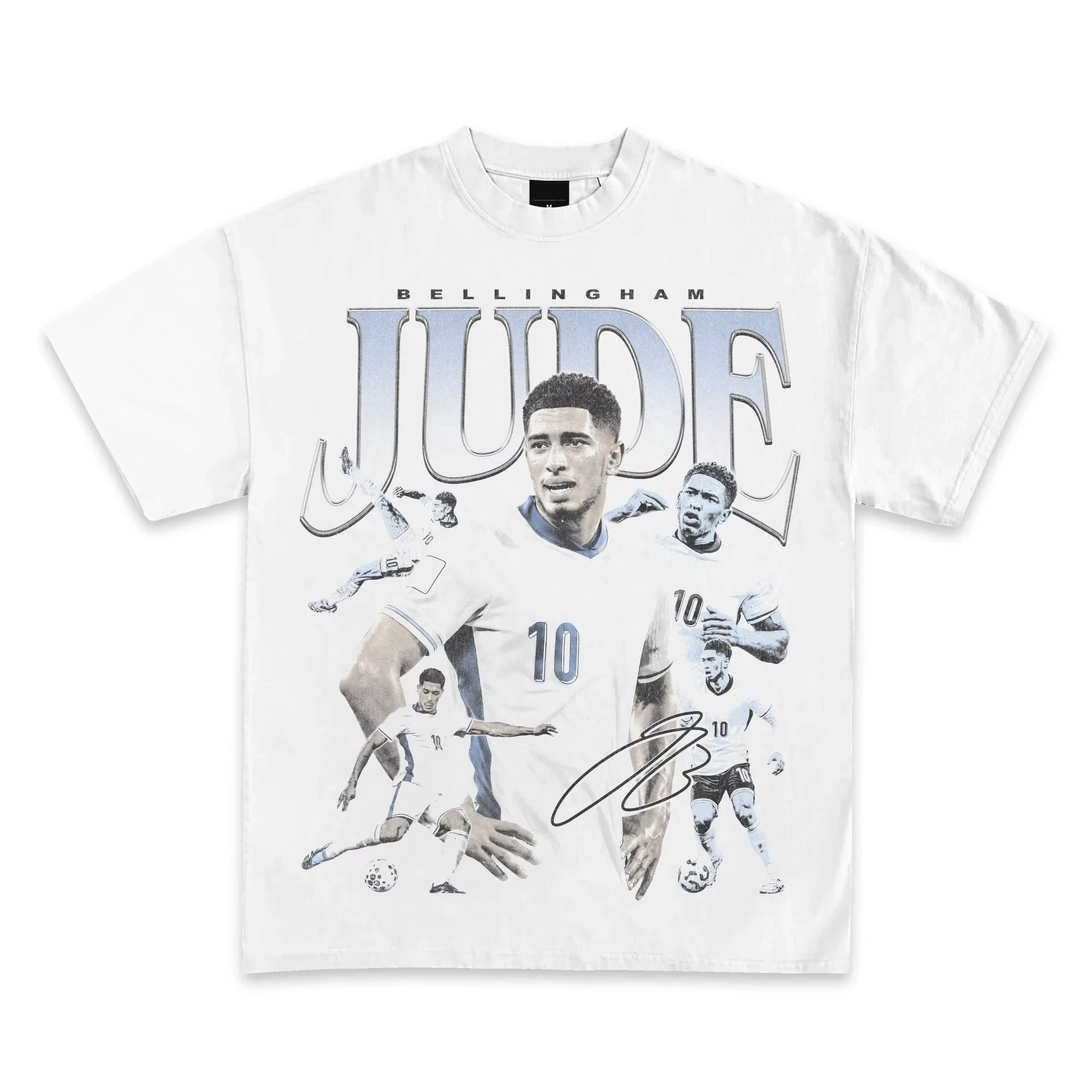 Jude Bellingham Graphic England Football Fan 2026 Tshirt Cotton Unisex Men Women T-Shirt Y2k Popular Casual Tee Streetwear
