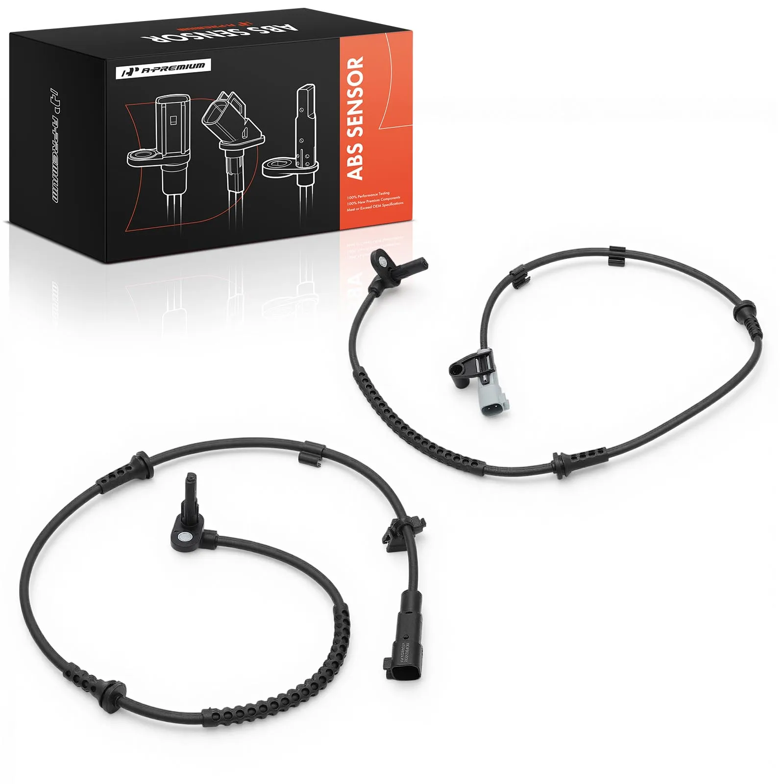 A-Premium Front Driver & Passenger Side ABS Wheel Speed Sensor for Chevrolet Sonic 2012-2020
