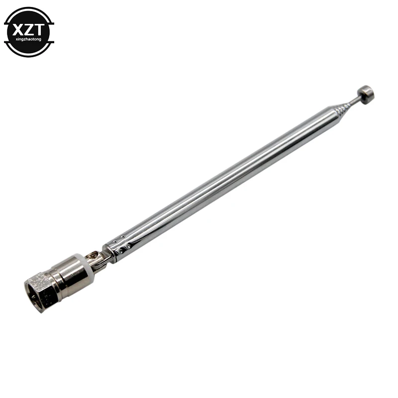 هوائي تلسكوبي لاسلكي موصل F ، SMA ذكر لأجهزة راديو FM