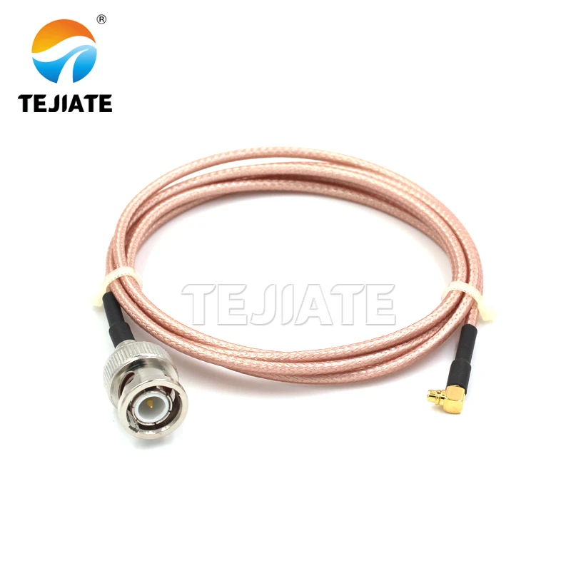 1PCS BNC to MMCX adapter line MMCX-JW MMCX-J MMCX-K to BNC-J male connector line RG316 coaxial line impedance 50 ohms