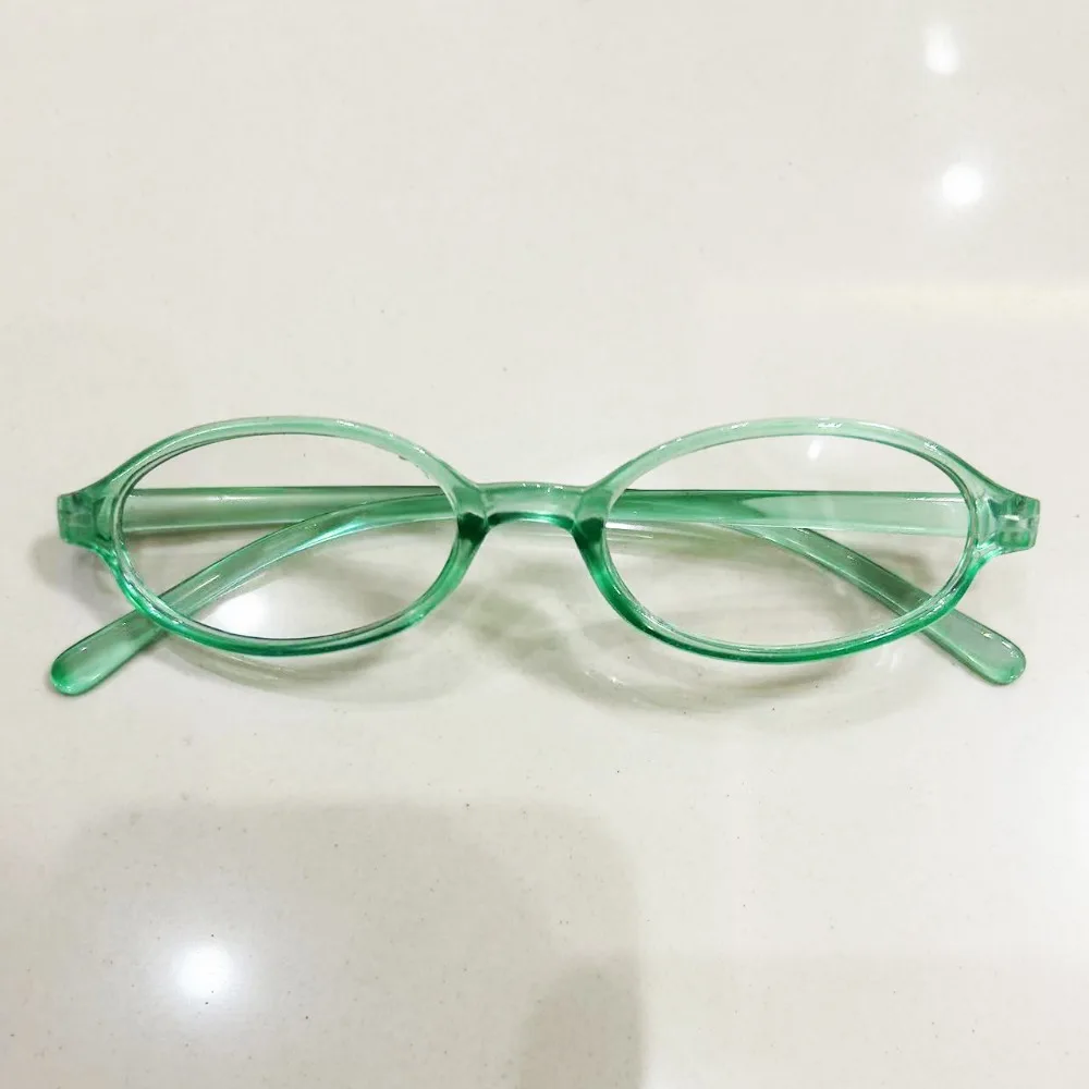 Trendy Y2K Anti Blue-ray Glasses Ins Retro Oval Glasses Leopard Print Lightweight Small Frame Eyewear Women/Men