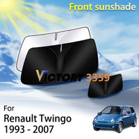 Front Window Visor For Renault Twingo 1 MK1 1993 - 2007 Accessorie Car Sun Shades Heat Insulation Sunshade Protection UV Parts