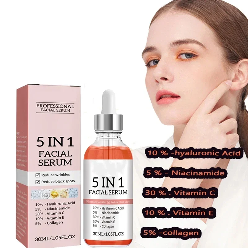 คอลลาเจนริ้วรอยRemoverเซรั่มAnti Aging Whitening Moisturizing Fade Fine Linesจุดด่างดําBrighteningเครื่องสําอาง