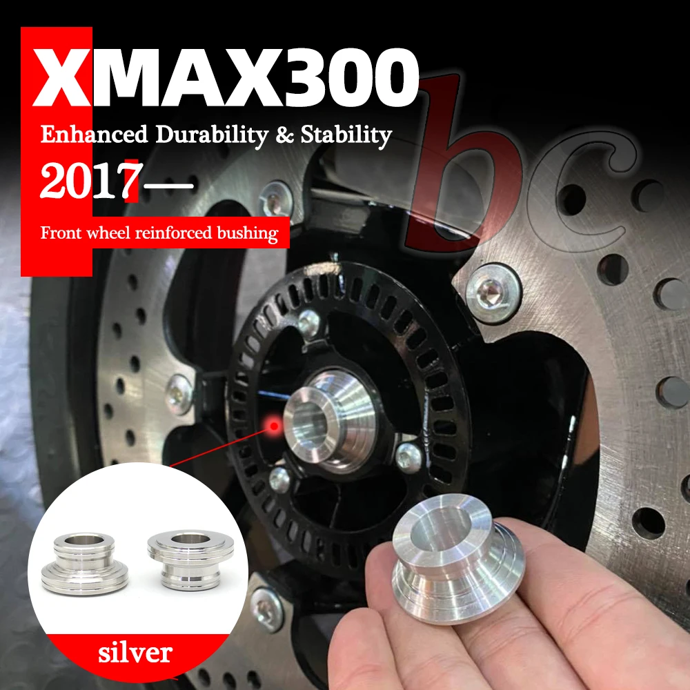 Front wheel reinforced bushing 2017 2018 2019 2020 2021 2022 2023 2024 2025 For YAMAHA XMAX300  XMAX 300