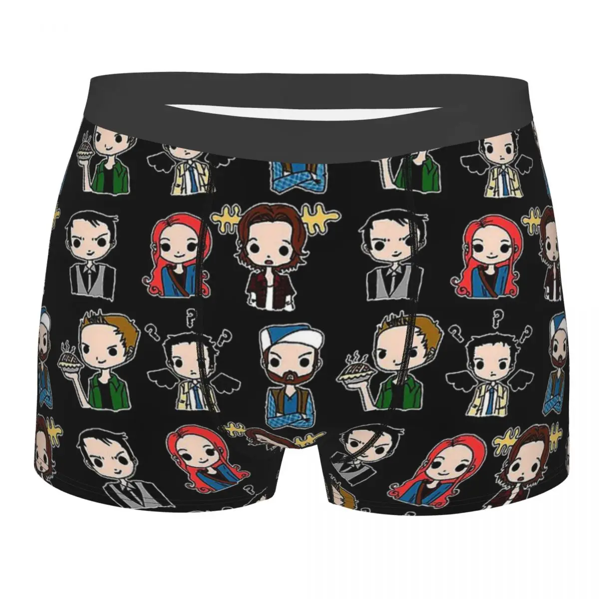 Supernatural Chibi Mini Underpants Cotton Panties Men's Underwear Sexy Shorts Boxer Briefs