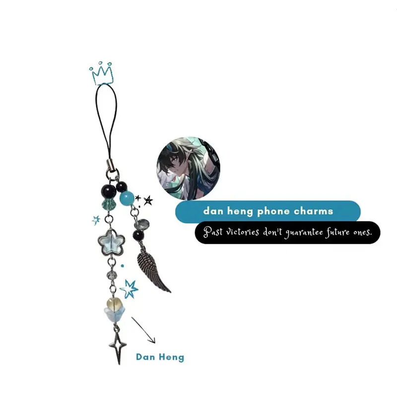 Handmade Honkai: Star Rail inspired phone charm/dan heng ，caelus，bladekeychain