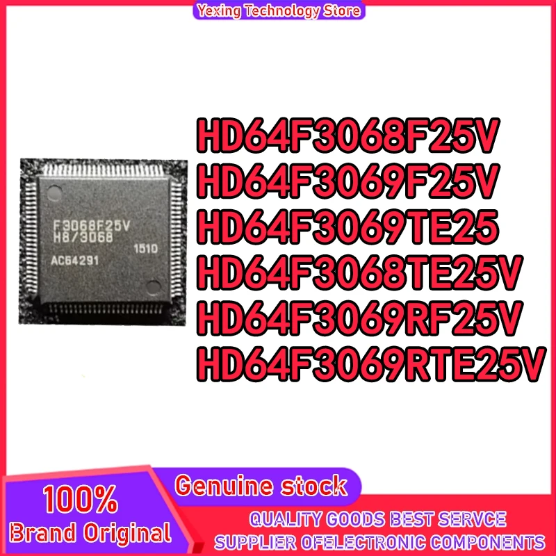 HD64F3068F25V HD64F3069F25V HD64F3069TE25 HD64F3068TE25V HD64F3069RF25V HD64F3069RTE25V QFP Custom IC Chip