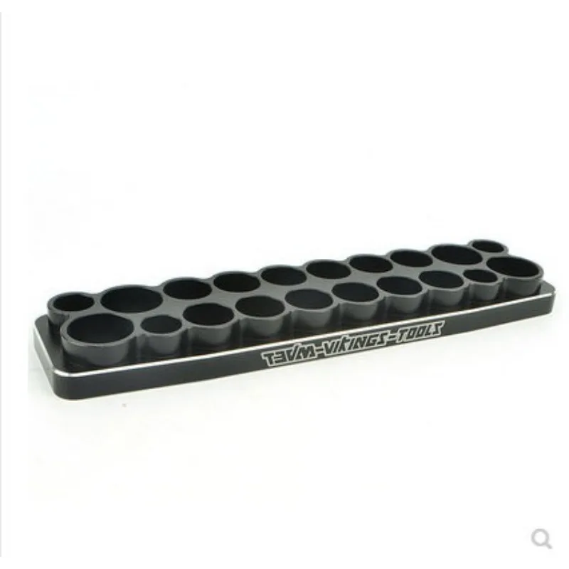 20 gaten aluminium gereedschapsbak / socket pak zeshoekige houder voor afstandsbediening speelgoed RC auto's boot vliegtuig