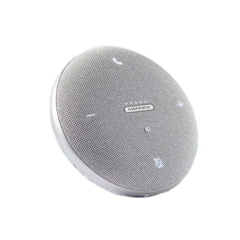 AISPEECH M4 AI 360-degree Noise Reduction Video Conferencing Microphone, Wireless Connection, Free Real-time Voice Transcription