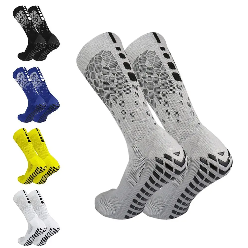 

Спортивные носки унисекс, противоскользящие футбольные носки, дышащие мягкие носки для йоги, пилатеса, баскетбола, регби, тренировочные носки для бега